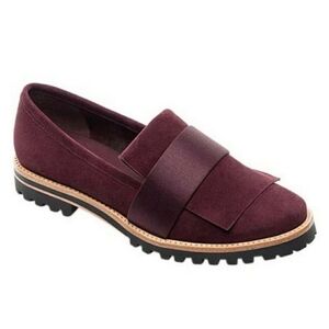 Bernardo Ora Loafer in Bordeaux Women's Size 9 box included maroon burgandy